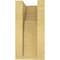 Ekena Millwork 6"W x 6"D x 12"H Wide Bryant Rough Cedar Woodgrain TimberThane Corbel, Primed Tan CORUR06X06X12BRYRCPR - alternate 5
